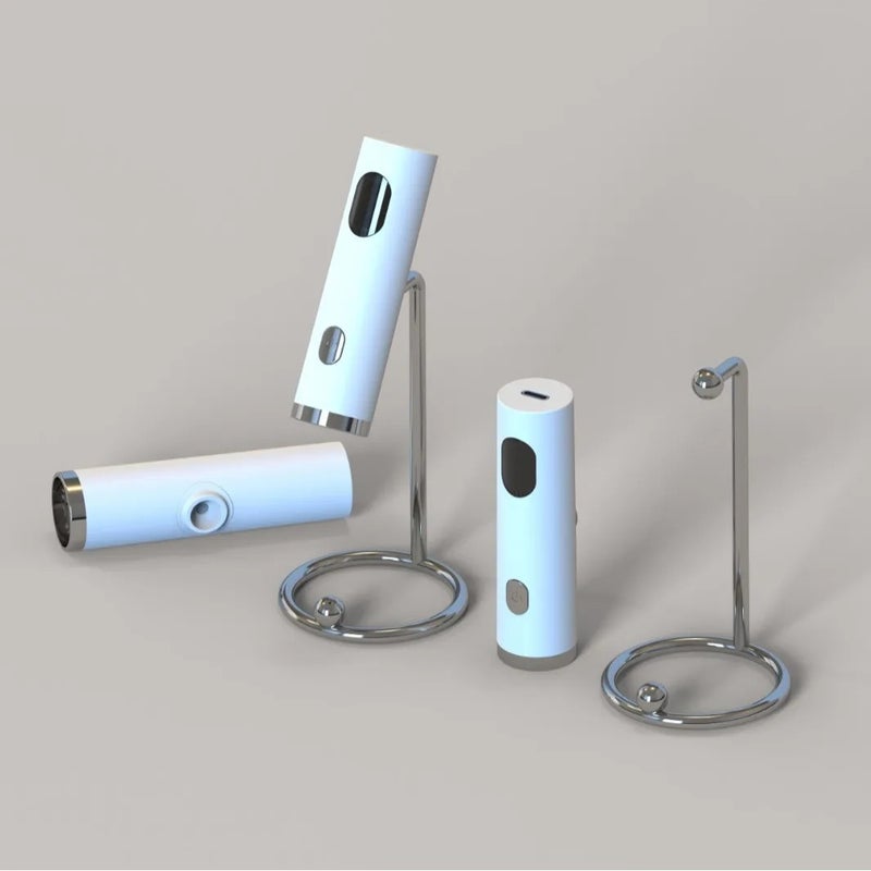 Bluejw 3W 2-in-1 Handheld UV Nail Dryer Flashlight - Mini UV Flash Cure Lamp with Magnetic Stand, Portable USB Rechargeable Handheld Flashlights for DIY Nail Art - Image 2